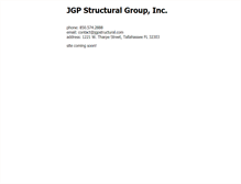 Tablet Screenshot of jgpstructural.com